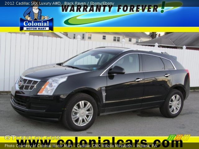 2012 Cadillac SRX Luxury AWD in Black Raven