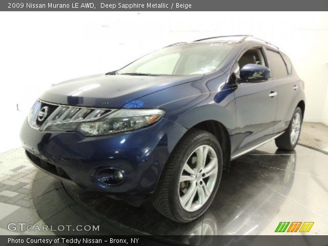 2009 Nissan Murano LE AWD in Deep Sapphire Metallic
