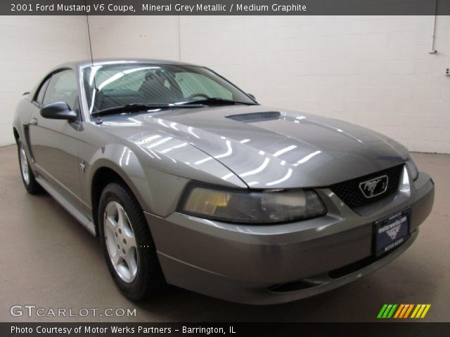 2001 Ford Mustang V6 Coupe in Mineral Grey Metallic