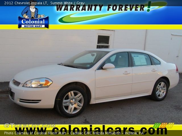 2012 Chevrolet Impala LT in Summit White