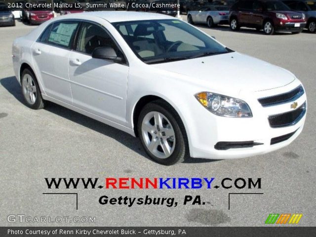 2012 Chevrolet Malibu LS in Summit White
