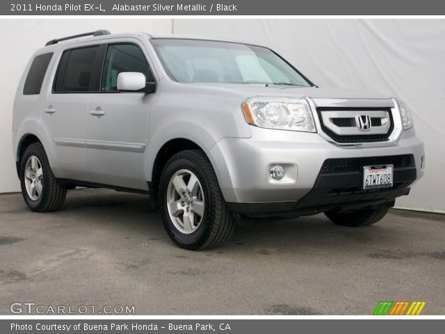 2011 Honda Pilot EX-L in Alabaster Silver Metallic