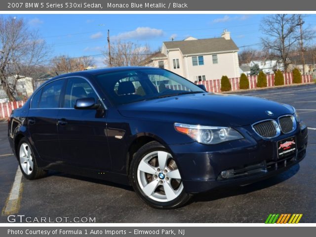 2007 BMW 5 Series 530xi Sedan in Monaco Blue Metallic