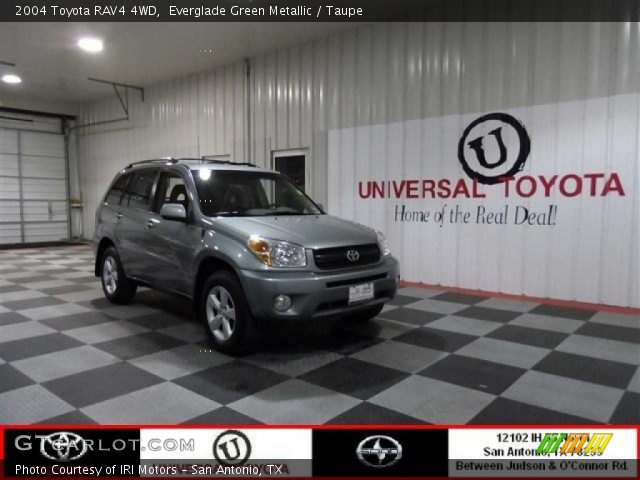 2004 Toyota RAV4 4WD in Everglade Green Metallic
