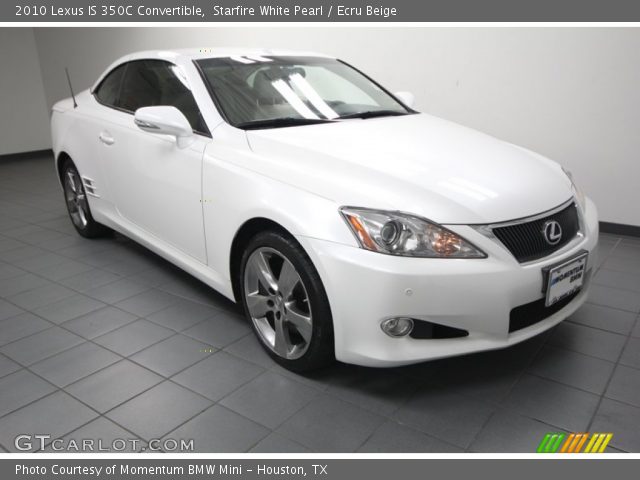 2010 Lexus IS 350C Convertible in Starfire White Pearl