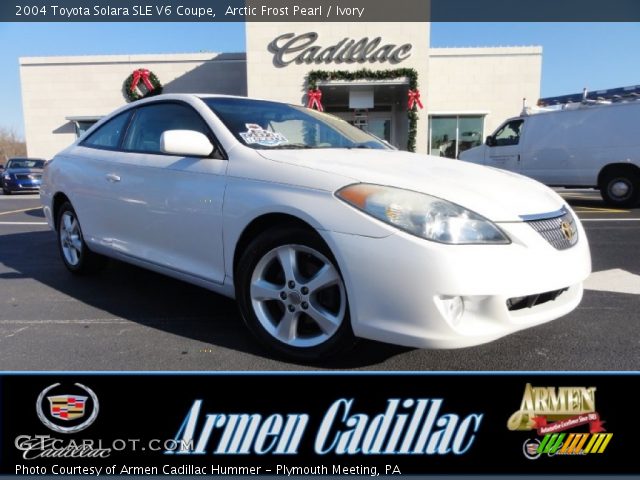 2004 Toyota Solara SLE V6 Coupe in Arctic Frost Pearl