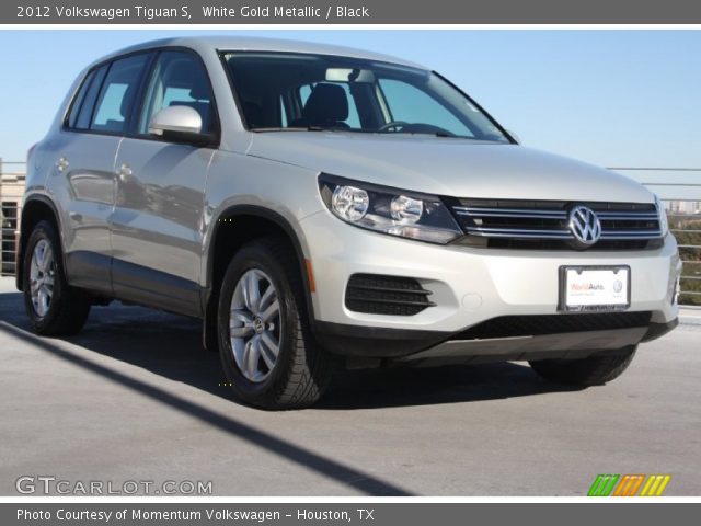 2012 Volkswagen Tiguan S in White Gold Metallic
