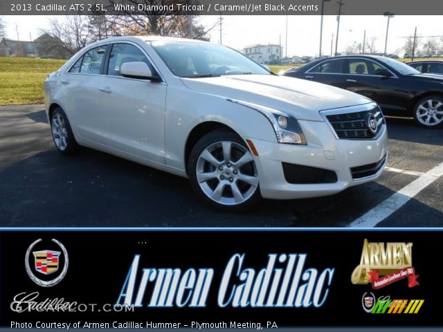 2013 Cadillac ATS 2.5L in White Diamond Tricoat