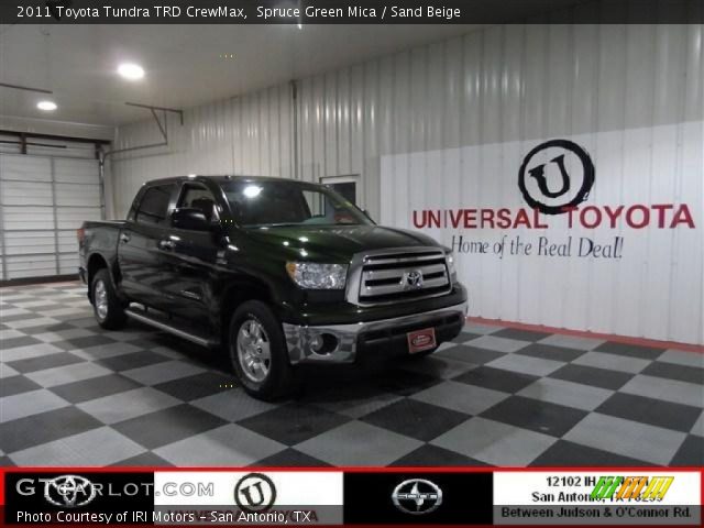 2011 Toyota Tundra TRD CrewMax in Spruce Green Mica