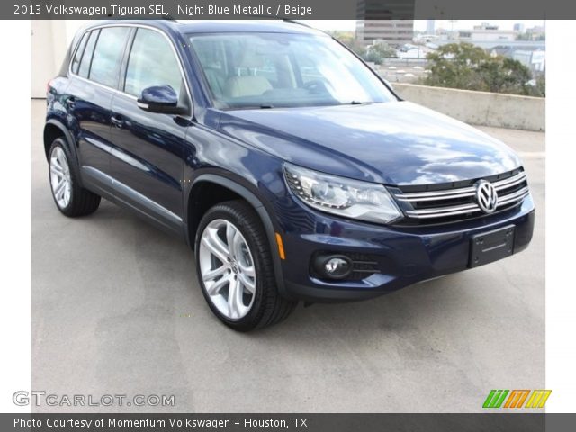 2013 Volkswagen Tiguan SEL in Night Blue Metallic