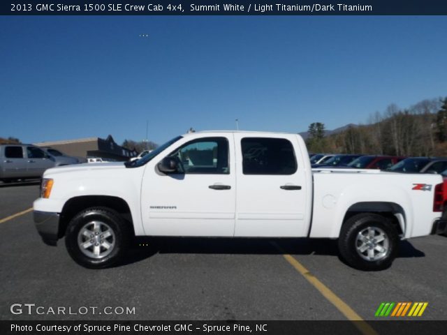 2013 GMC Sierra 1500 SLE Crew Cab 4x4 in Summit White