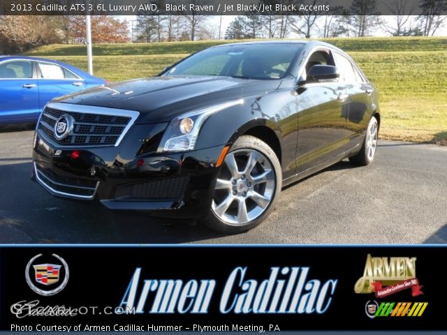 2013 Cadillac ATS 3.6L Luxury AWD in Black Raven