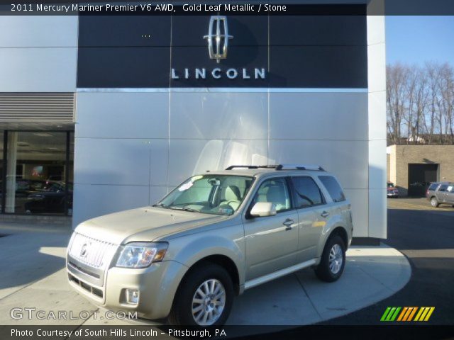 2011 Mercury Mariner Premier V6 AWD in Gold Leaf Metallic