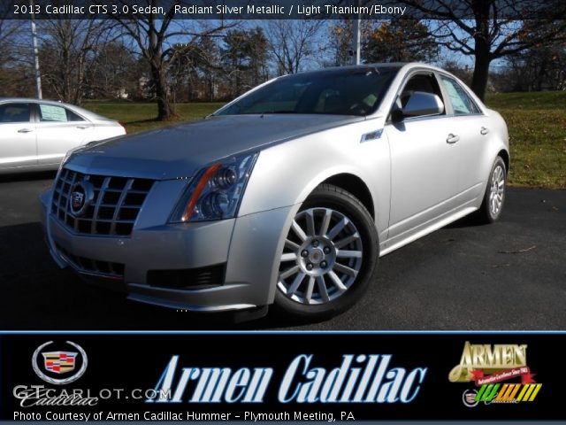 2013 Cadillac CTS 3.0 Sedan in Radiant Silver Metallic