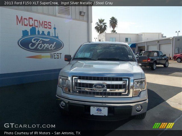 2013 Ford F150 XLT SuperCrew in Ingot Silver Metallic