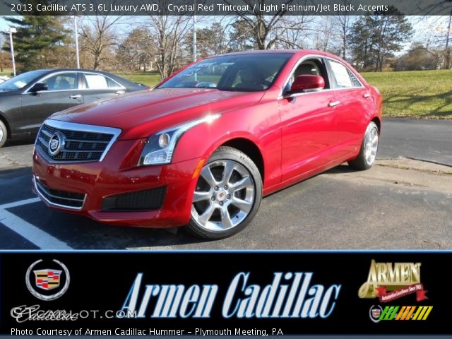 2013 Cadillac ATS 3.6L Luxury AWD in Crystal Red Tintcoat