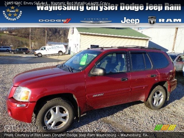2005 GMC Envoy SLE 4x4 in Magnetic Red Metallic