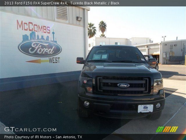 2013 Ford F150 FX4 SuperCrew 4x4 in Tuxedo Black Metallic