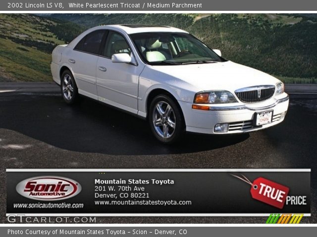 2002 Lincoln LS V8 in White Pearlescent Tricoat