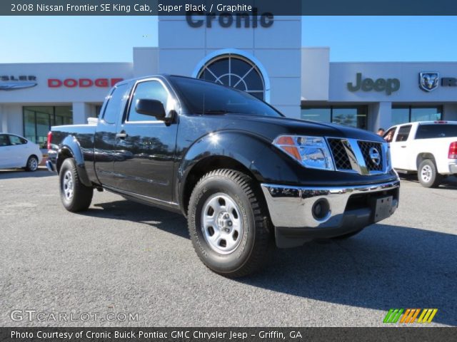 2008 Nissan Frontier SE King Cab in Super Black