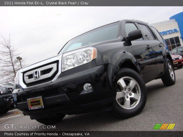 2011 Honda Pilot EX-L in Crystal Black Pearl