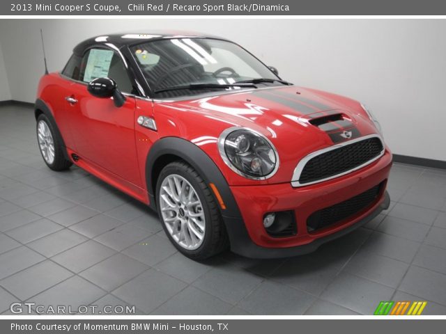 2013 Mini Cooper S Coupe in Chili Red