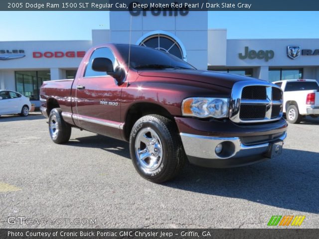 2005 Dodge Ram 1500 SLT Regular Cab in Deep Molten Red Pearl