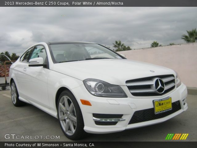 2013 Mercedes-Benz C 250 Coupe in Polar White