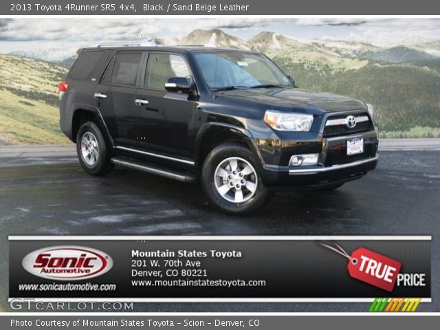 2013 Toyota 4Runner SR5 4x4 in Black