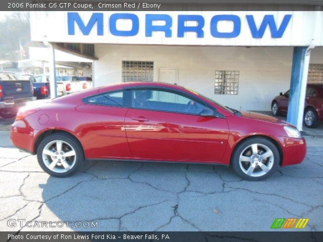 2006 Pontiac G6 GTP Coupe in Crimson Red