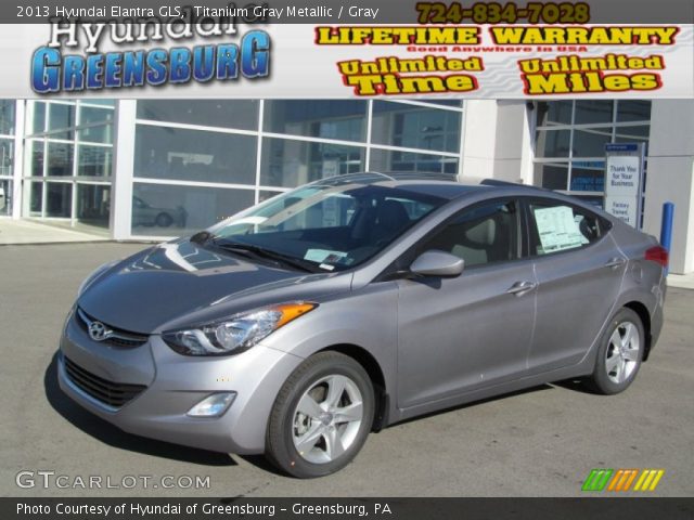 2013 Hyundai Elantra GLS in Titanium Gray Metallic