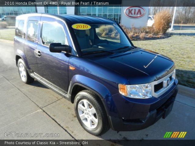 2010 Honda Element EX 4WD in Royal Blue Pearl