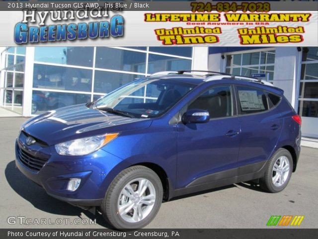 2013 Hyundai Tucson GLS AWD in Iris Blue