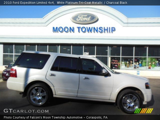 2010 Ford Expedition Limited 4x4 in White Platinum Tri-Coat Metallic