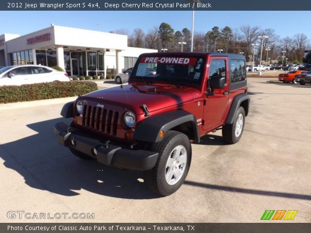 2012 Jeep Wrangler Sport S 4x4 in Deep Cherry Red Crystal Pearl