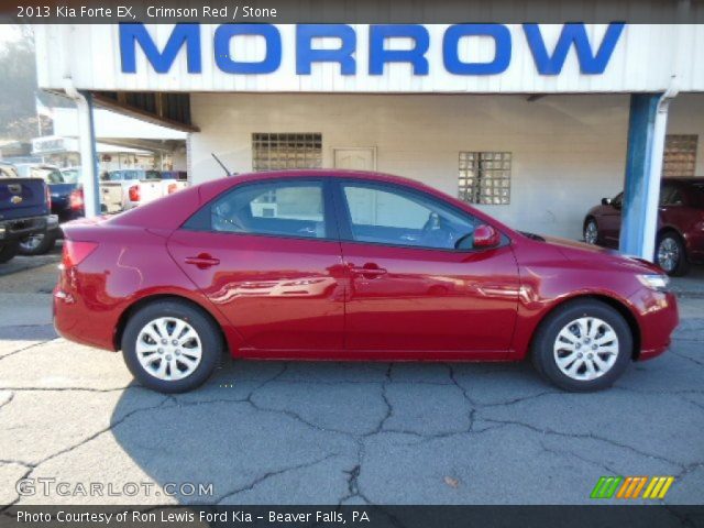 2013 Kia Forte EX in Crimson Red