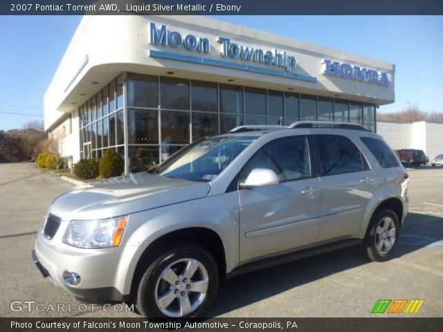 2007 Pontiac Torrent AWD in Liquid Silver Metallic