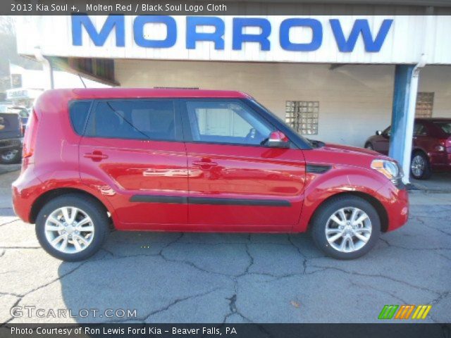 2013 Kia Soul + in Molten Red
