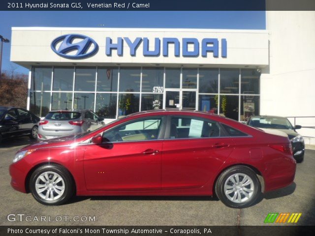2011 Hyundai Sonata GLS in Venetian Red