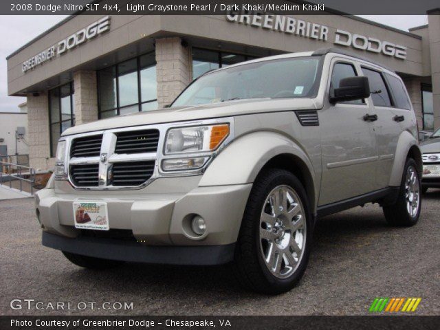 2008 Dodge Nitro SLT 4x4 in Light Graystone Pearl