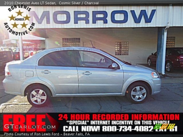 2010 Chevrolet Aveo LT Sedan in Cosmic Silver