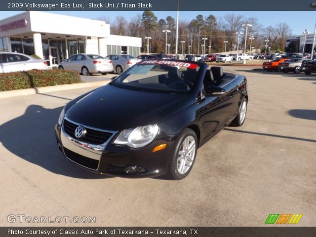 2009 Volkswagen Eos Lux in Black Uni