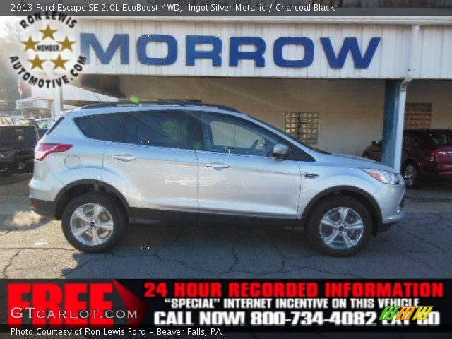 2013 Ford Escape SE 2.0L EcoBoost 4WD in Ingot Silver Metallic