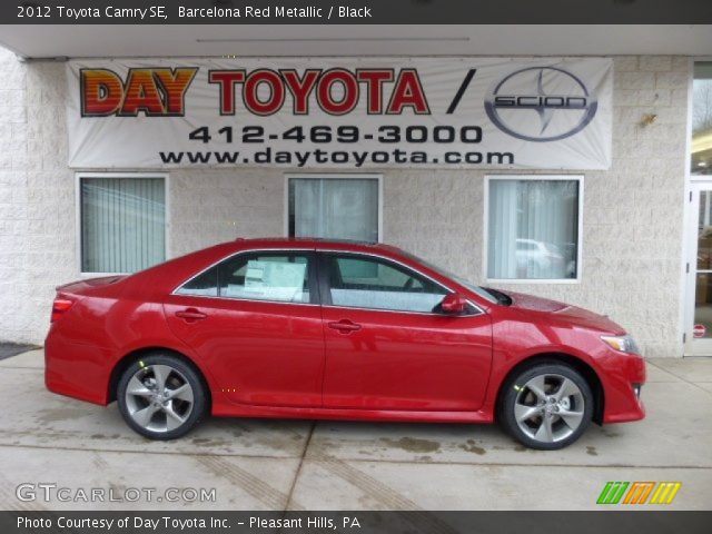 2012 Toyota Camry SE in Barcelona Red Metallic