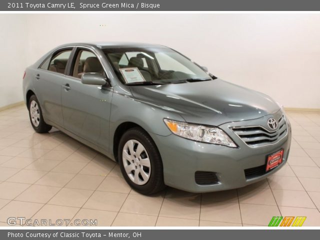 2011 Toyota Camry LE in Spruce Green Mica