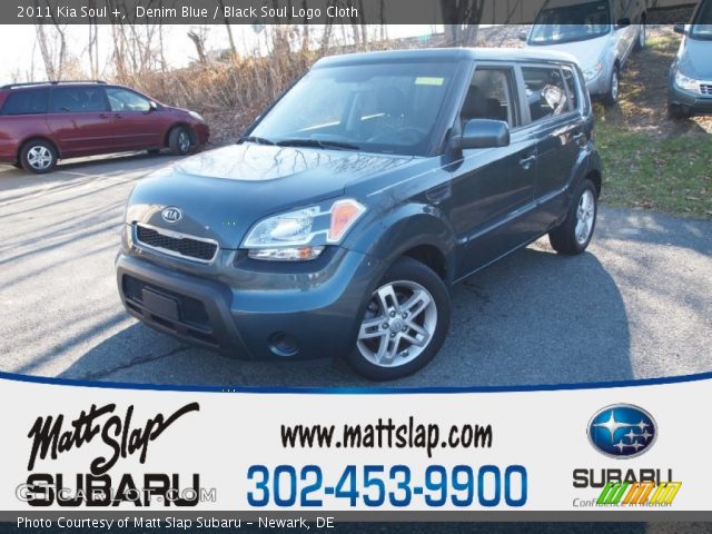 2011 Kia Soul + in Denim Blue