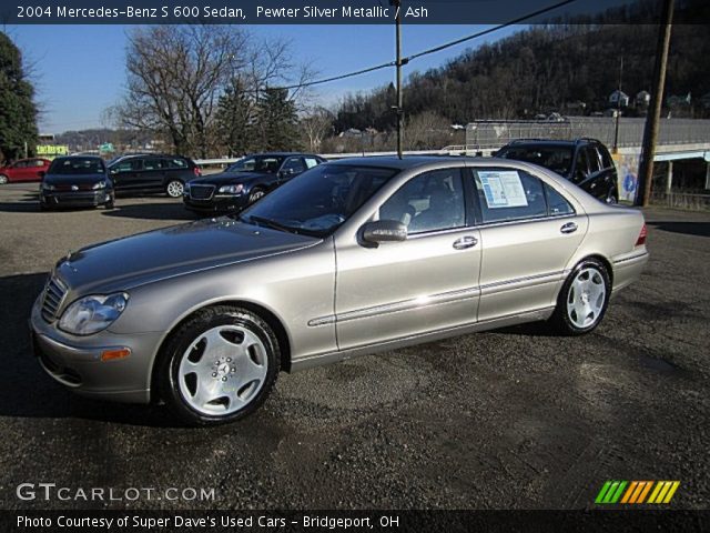 2004 Mercedes-Benz S 600 Sedan in Pewter Silver Metallic