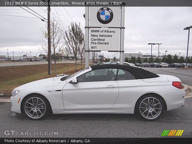 2013 BMW 6 Series 650i Convertible in Mineral White Metallic