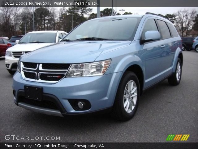 2013 Dodge Journey SXT in Winter Chill Pearl