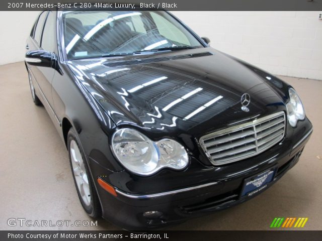 2007 Mercedes-Benz C 280 4Matic Luxury in Black